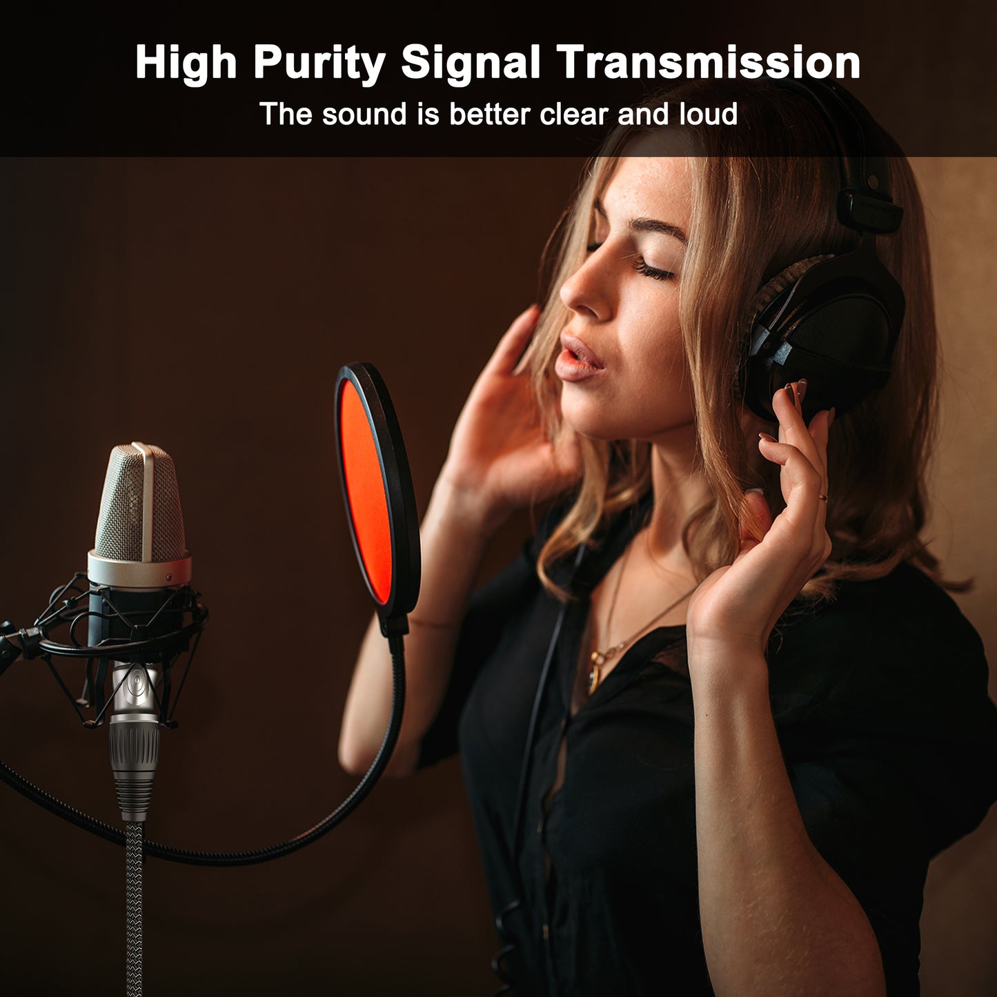 XLR Cable 4 Pack - Black